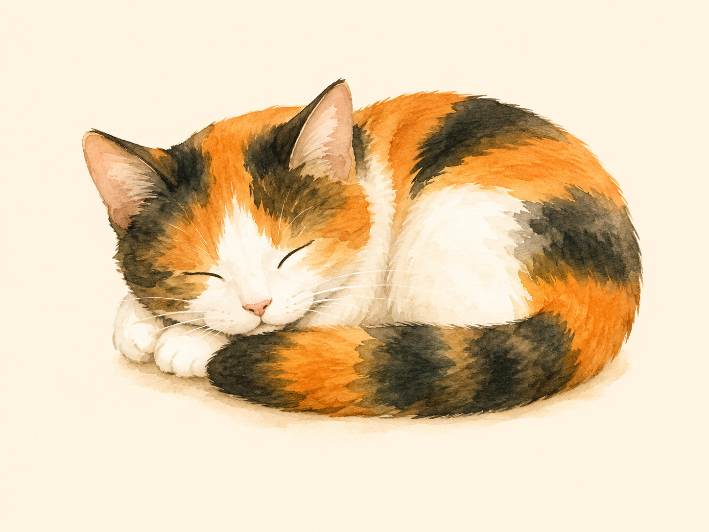 保護猫活動を応援する猫のイラスト